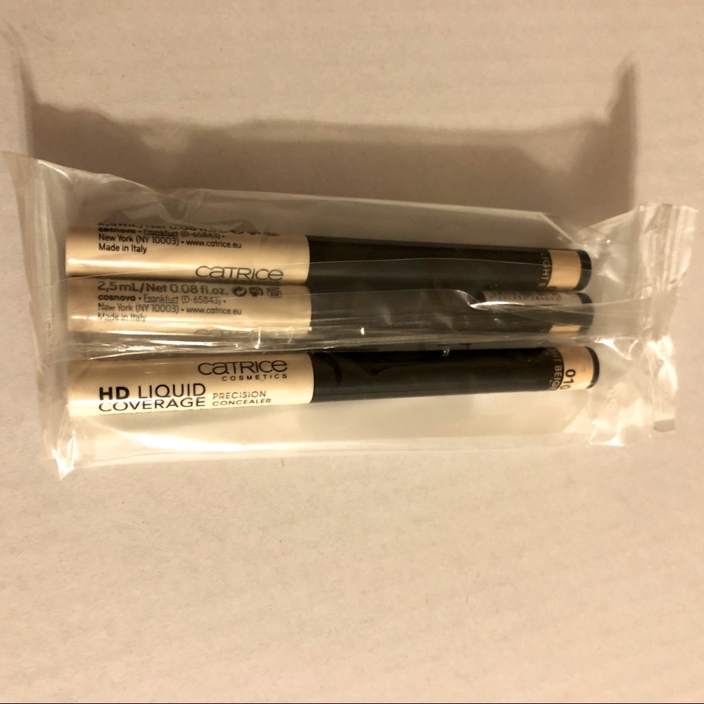Catrice HD Liquid Concealer 3 pack 010 Light Beige